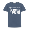 Camper's Have S'More Fun! Funny Camping Toddler Premium T-Shirt - heather blue