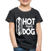 Hot Diggity Dog Funny Grilling Toddler Premium T-Shirt - black