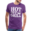 Hot Off The Grill Men's Premium T-Shirt - purple
