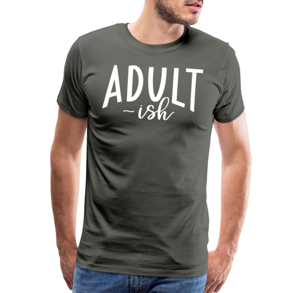 Adult-ish Funny Men's Premium T-Shirt - asphalt gray