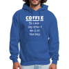 Coffee The Most Important Meal of the Day Funny Men's Hoodie