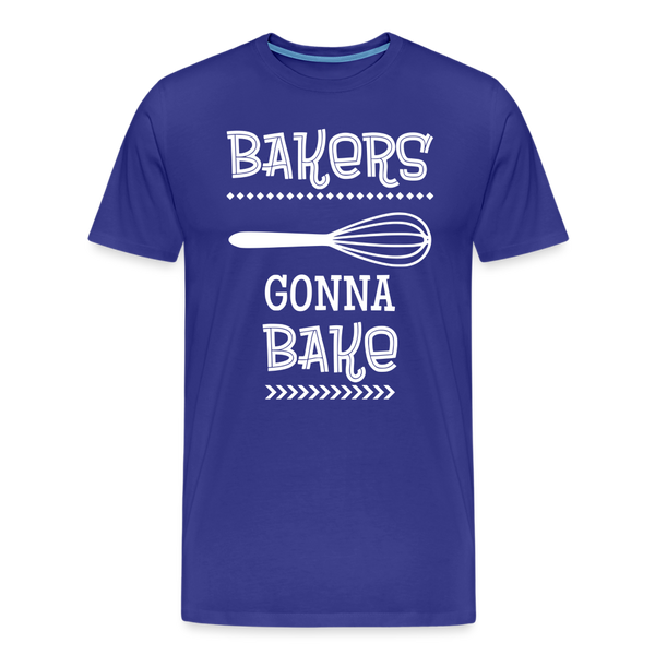 Bakers Gonna Bake Funny Cooking Men's Premium T-Shirt - royal blue