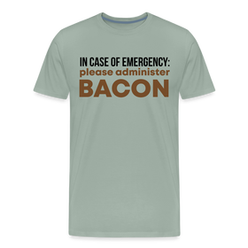 In Case of Emergency Please Adminster Bacon Men's Premium T-Shirt