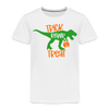 Trick Rawr Treat Dinosaur Halloween Toddler Premium T-Shirt - white