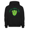 Lettuce Romaine Calm! Food Pun Gildan Heavy Blend Adult Hoodie - black