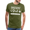 Instand Dad Just Add Coffee Men's Premium T-Shirt