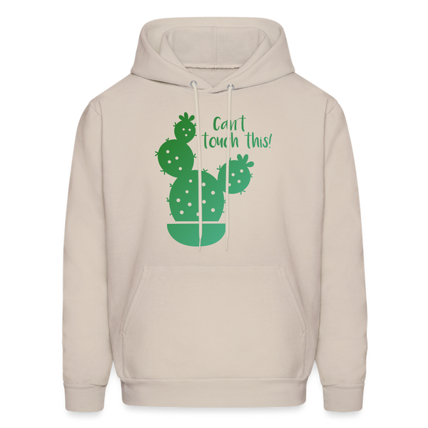 Can't Touch This! Cactus Pun Heavy Blend Adult Hoodie - Sand