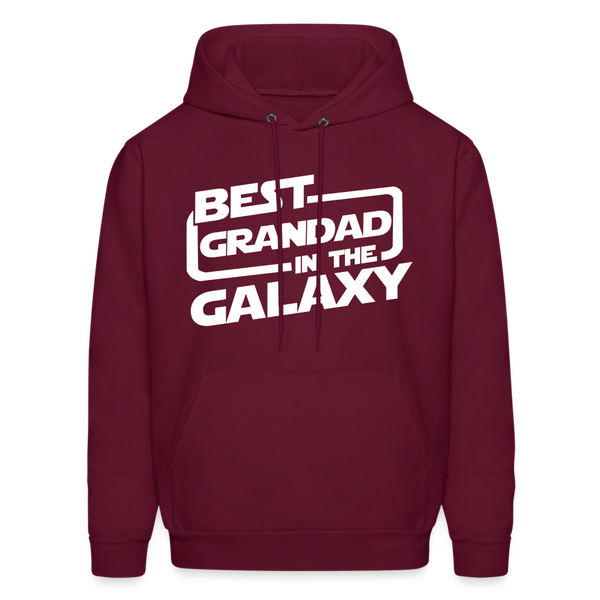 Best Grandad In The Galaxy Gildan Heavy Blend Adult Hoodie - burgundy