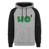 Ho to the Third Power Christmas Unisex Colorblock Hoodie