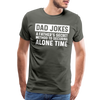 Funny Dad Joke Men's Premium T-Shirt - asphalt gray
