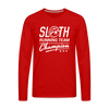 Sloth Running Team Champion Men's Premium Long Sleeve T-Shirt