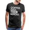 Coffee. Dad. Beer, Repeat. Funny Men's Premium T-Shirt