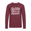 Sloth Running Team Champion Men's Premium Long Sleeve T-Shirt