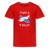 Just a Plane T-Shirt Airplane Pun Kids' Premium T-Shirt