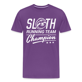 Sloth Running Team Champion Men's Premium T-Shirt