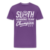 Sloth Running Team Champion Men's Premium T-Shirt