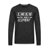 FATHER The Noble Element Periodic Elements Men's Premium Long Sleeve T-Shirt - charcoal grey