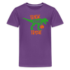 Trick Rawr Treat Dinosaur Halloween Kids' Premium T-Shirt - purple