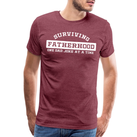 Surviving Fatherhood One Dad Joke at a Time Men's Premium T-Shirt