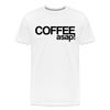 Funny Coffee ASAP! Men's Premium T-Shirt - white