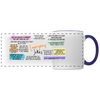 Emergency Dad Jokes Panoramic Mug - white/cobalt blue