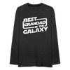 Best Grandad In The Galaxy Men's Premium Long Sleeve T-Shirt - charcoal grey