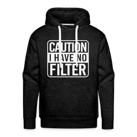 Caution I Have No Filter Men’s Premium Hoodie