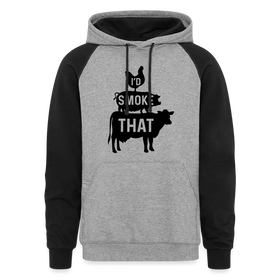 I'd Smoke That Funny BBQ Colorblock Hoodie