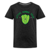 Lettuce Romaine Calm! Salad Food Pun Kids' Premium T-Shirt - charcoal grey