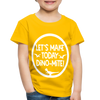 Let's Make Today Dino-Mite! Dinosaur Toddler Premium T-Shirt - sun yellow