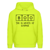 Boo the Element of Surprise Dad Jokes Halloween Men's Hoodie - safety green