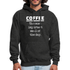 Coffee The Most Important Meal of the Day Funny Men's Hoodie