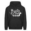 One Fly Dad Fly Fishing Father's Day Men's Hoodie - charcoal grey