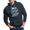 What Happens in the Garage Stays in the Garage Men’s Premium Hoodie