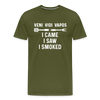 Veni Vidi Vapos I Came I Saw I Smoked: BBQ Smoker Men's Premium T-Shirt