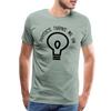 Physics Turns Me On Funny Geek Men's Premium T-Shirt