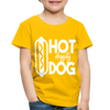 Hot Diggity Dog Funny Grilling Toddler Premium T-Shirt - sun yellow