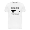 Running Motivation Dinosaur Men's Premium T-Shirt