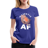 Cat Majestic AF Funny Women’s Premium T-Shirt - royal blue