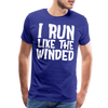 I Run Like the Winded Men's Premium T-Shirt - royal blue