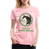 Funny Christmas Cat Women’s Premium T-Shirt - pink