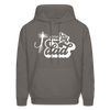 One Fly Dad Fly Fishing Father's Day Men's Hoodie - asphalt gray