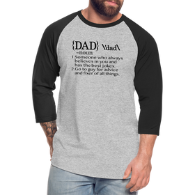 Dad Definition Baseball T-Shirt