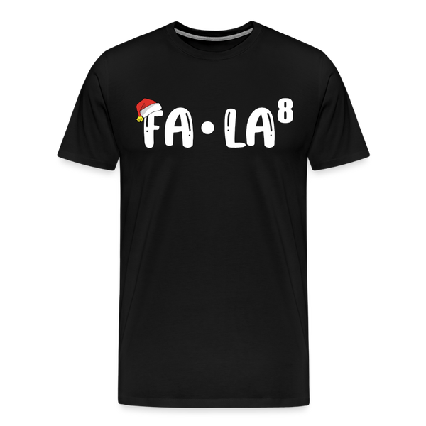 Fa-La Funny Christmas Men's Premium T-Shirt - black