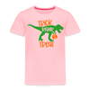 Trick Rawr Treat Dinosaur Halloween Toddler Premium T-Shirt - pink