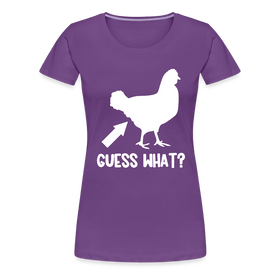 Guess What Chicken Butt Women’s Premium T-Shirt