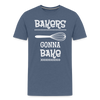 Bakers Gonna Bake Funny Cooking Men's Premium T-Shirt - heather blue