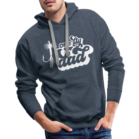 One Fly Dad Fly Fishing Men’s Premium Hoodie