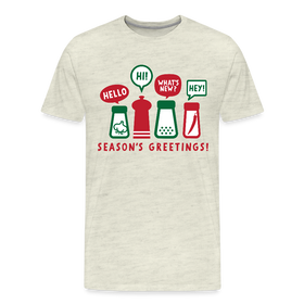 Season's Greetings! Dad Joke Christmas Men's Premium T-Shirt