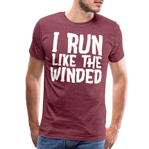 I Run Like the Winded Men's Premium T-Shirt - heather burgundy